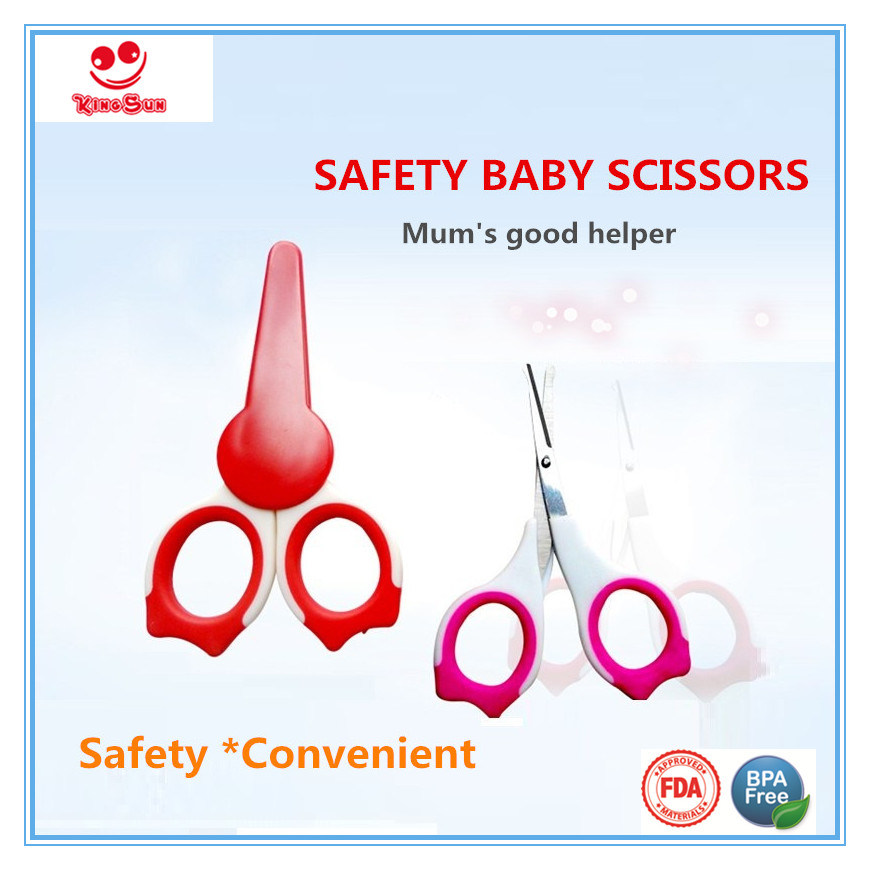 Best Baby Nail Scissors with Double Color Handle Rings
