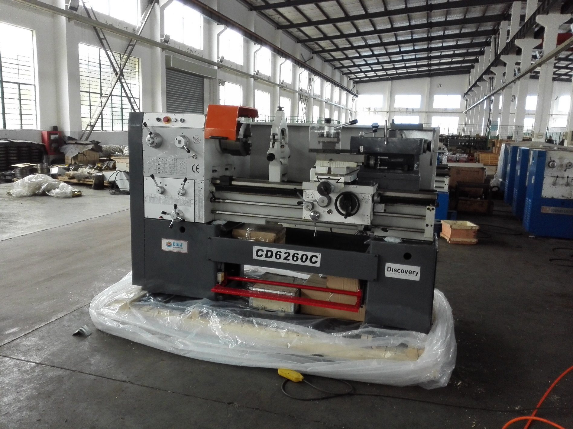 Lathe (CD6260C) Spindle Hole 80mm Center Dis. 1000mm, 1500mm, 2000mm