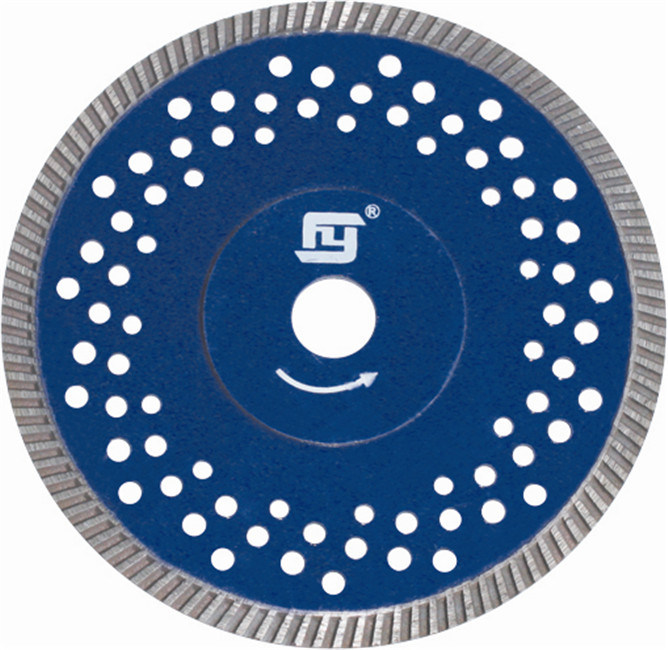 Small Teeth Turbo Diamond Blade with Own Flange and Holes for Granite