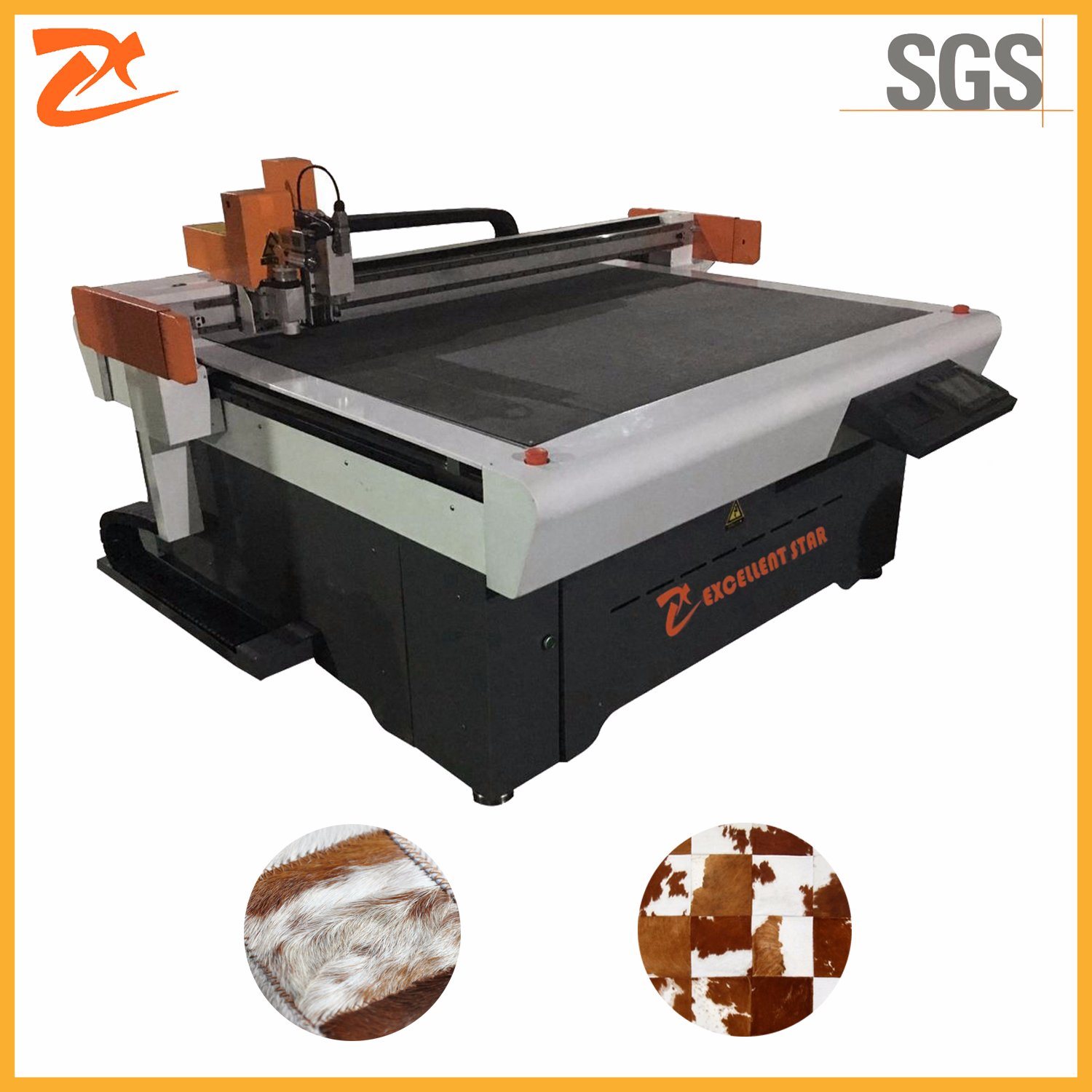 Leather Area Rug Cutting Making Machine Knife Cut No Laser Dieless 1214