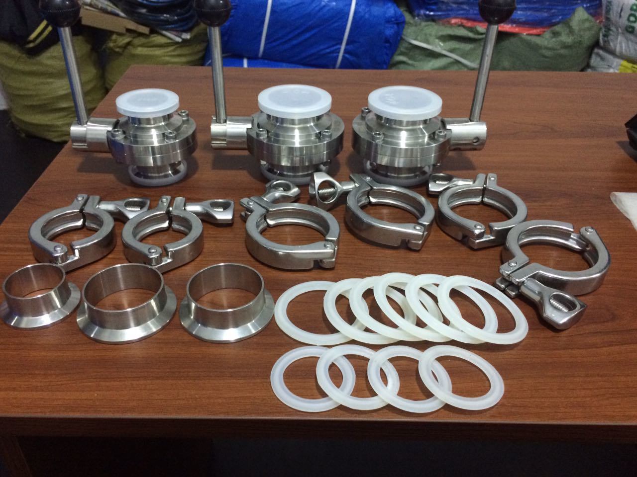 Hot Stainless Steel Quick Pipe Clamp High Temp Pipe Clamp