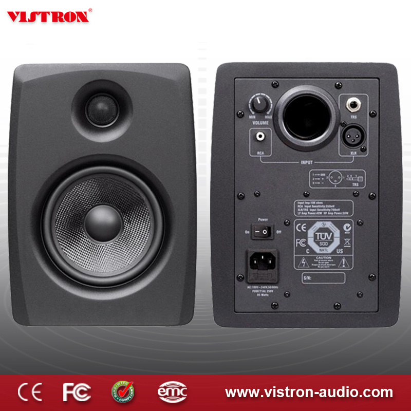 Best Selling 40-Watt Powered Studio Monitor Speakers with 5-Inch Woofer (Pair) for Home Studios/Video-Editing/Gaming and Mobile Devices