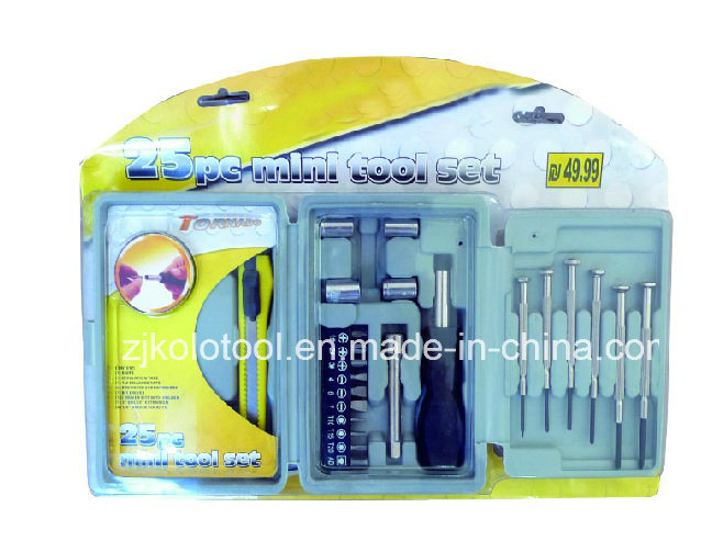 25PC Mini Hand Tool Set with Precision Screwdrivers
