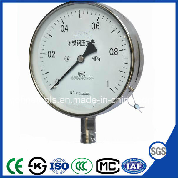 40mm High Quality and Best-Selling Stainless Steel Vibration-Proof Pressure Gauge