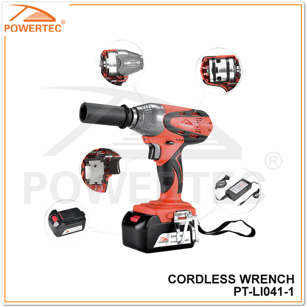 Powertec 18V Cordless Impact Wrench (PT-LI041-1)