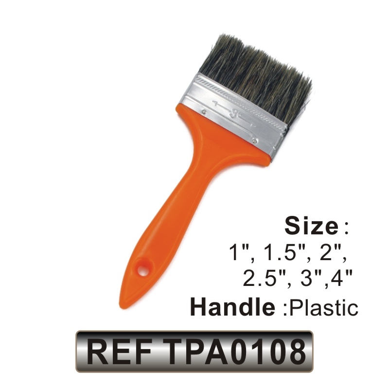 Competitive Price Painting Tools Hand Tools Paint Brush with Plastic Handle (TPA0108)