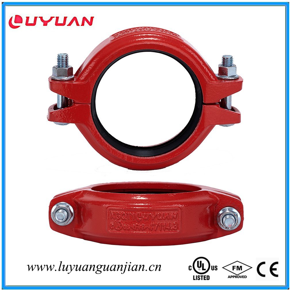 UL Listed, FM Approval Ductile Iron Grooved Rigid Clamps 4'-114.3