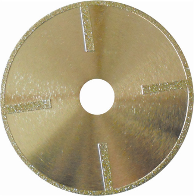 Continuous Rim Electroplated Blade for Marble