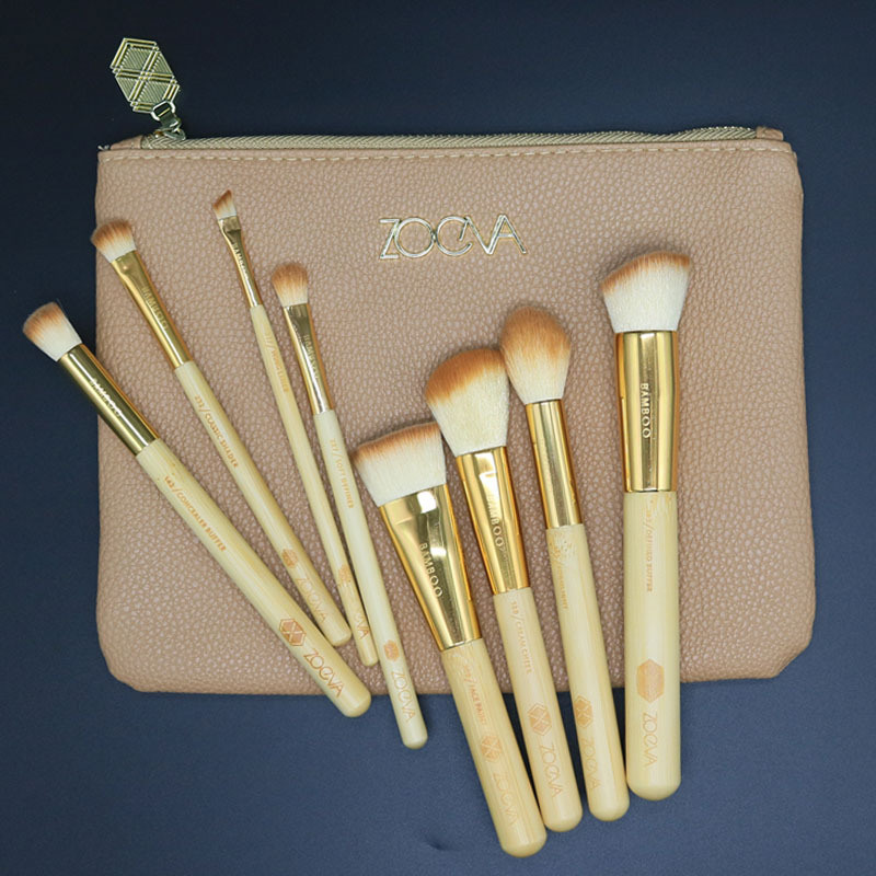 Super High Quality Makeup Tool Zoeva Rose-Golden Cosmetic Brush Set 8PCS