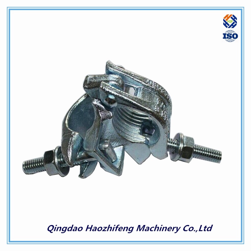 Drop Forged Scaffolding Swivel Clamp by Galvanized Surface