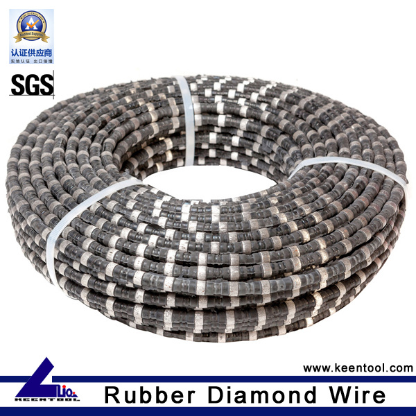 Reinforced Concrete Cable Saw with Rubber+Spring Fixing