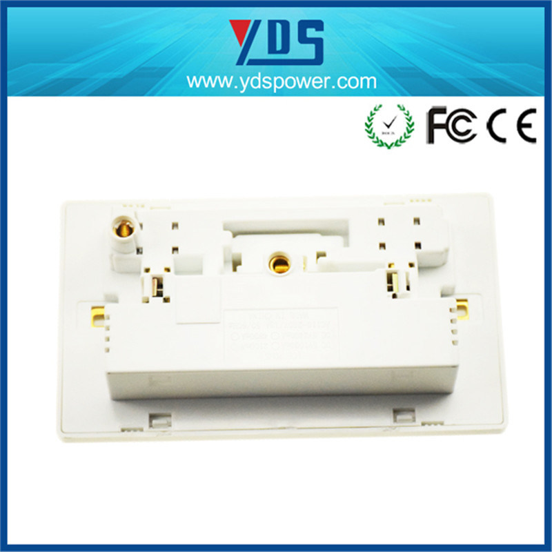 3 Pin Electric Plug Socket with Switch