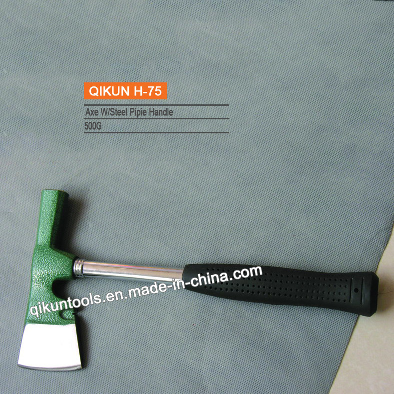 H-75 Construction Hardware Hand Tools Steel Pipe Handle Multi-Use Axe