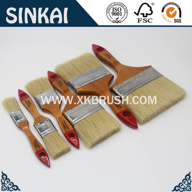 Made in China Boiled Bristle Paint Brush High Quality