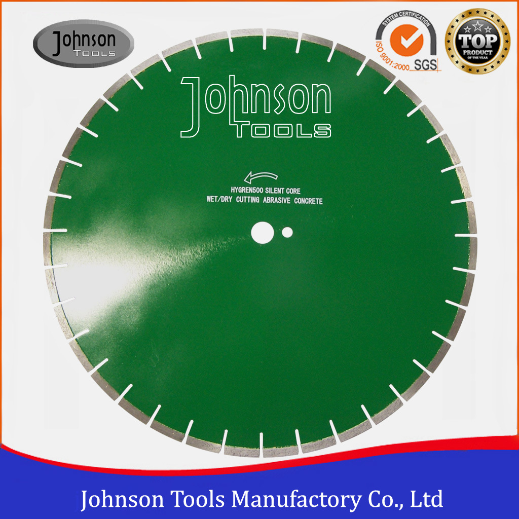 500mm Diamond Silent Saw Blade with Long Lifetime for Cured Concrete Cutting