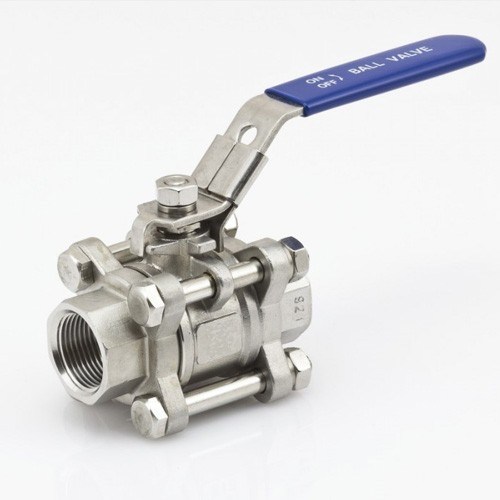 Stainless Steel Thread 3PC Ball Valve Q11f with CE