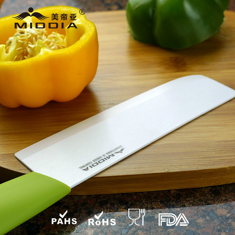Home Kitchen and Restaurant 6 Inch Ceramic Chopping Knife Meat Cleaver