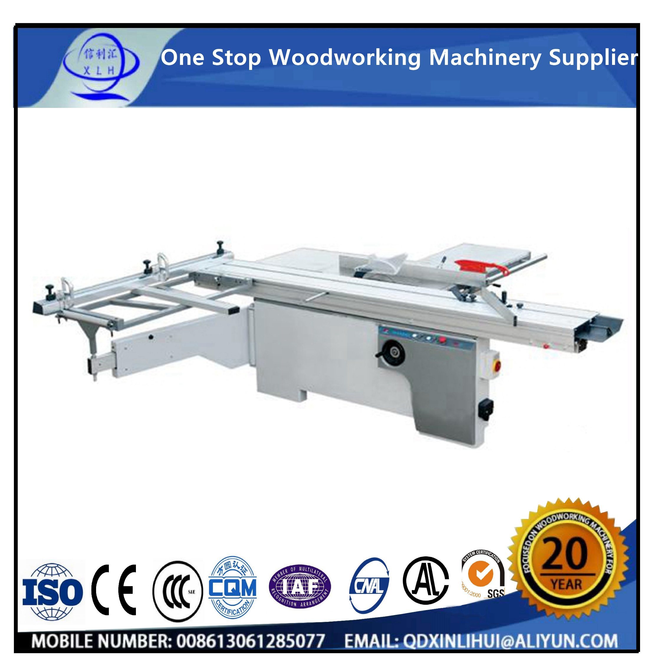 Precision Table Saw for Woodworking Machine Linear Guide Rail