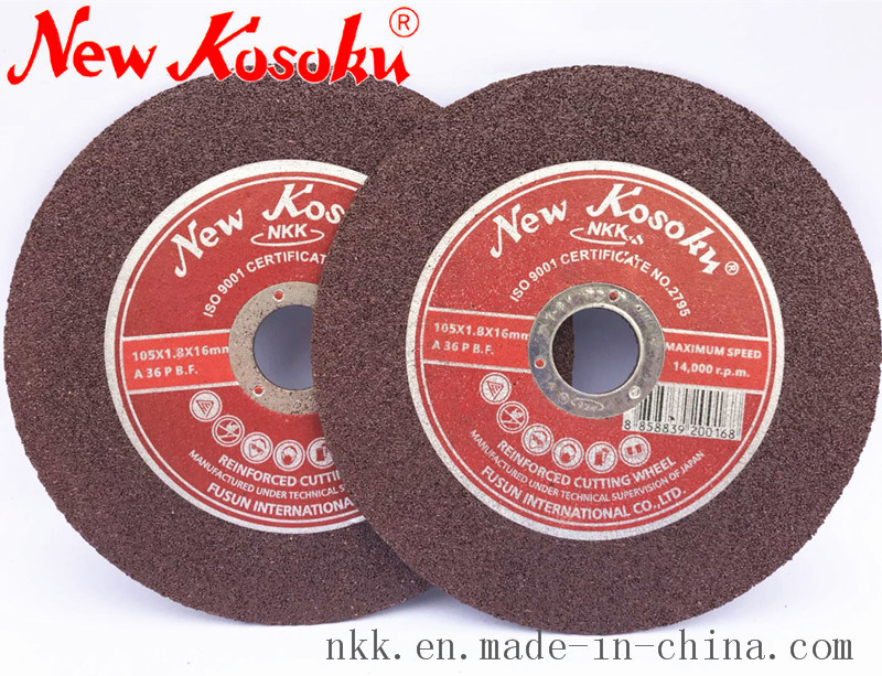4” Hot Sale Cutting Wheel for Stainless Steel, Wrought Iron, Steel Bar.