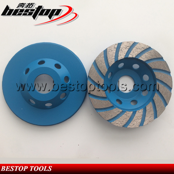 4inch 100mm Turbo Cup Buffing Wheel with 22.23mm Connection Hole