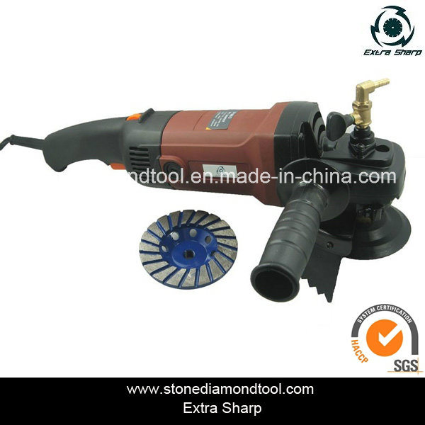 1200W 125mm Diameter Electric Wet Angle Grinder for Stone