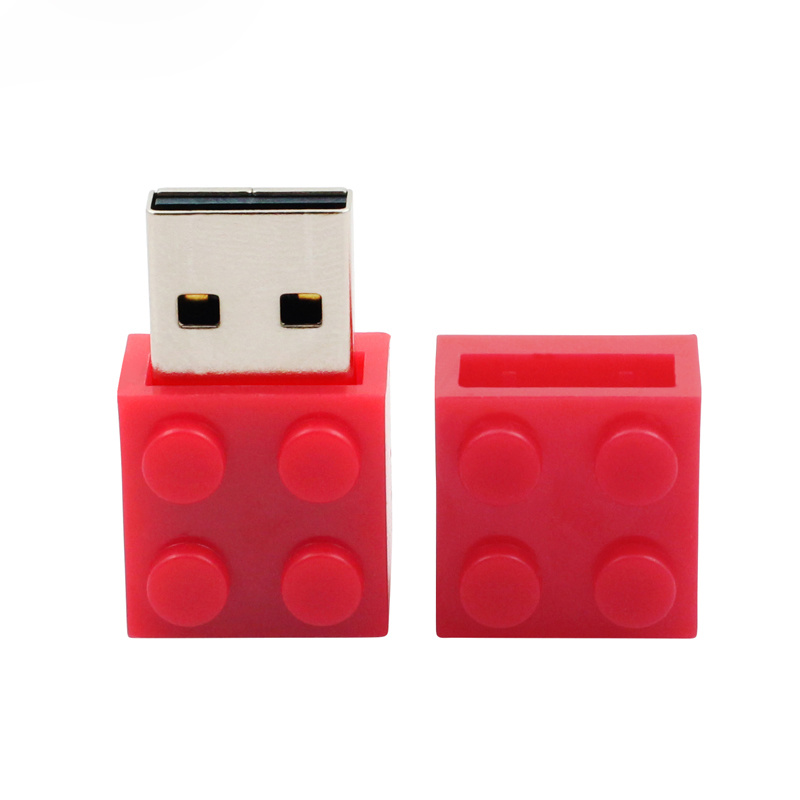 Building Block Pendrive Gift Pen Drive Real Capacity USB Stick Cartoon Toy Brick Flash Drive USB 2.0