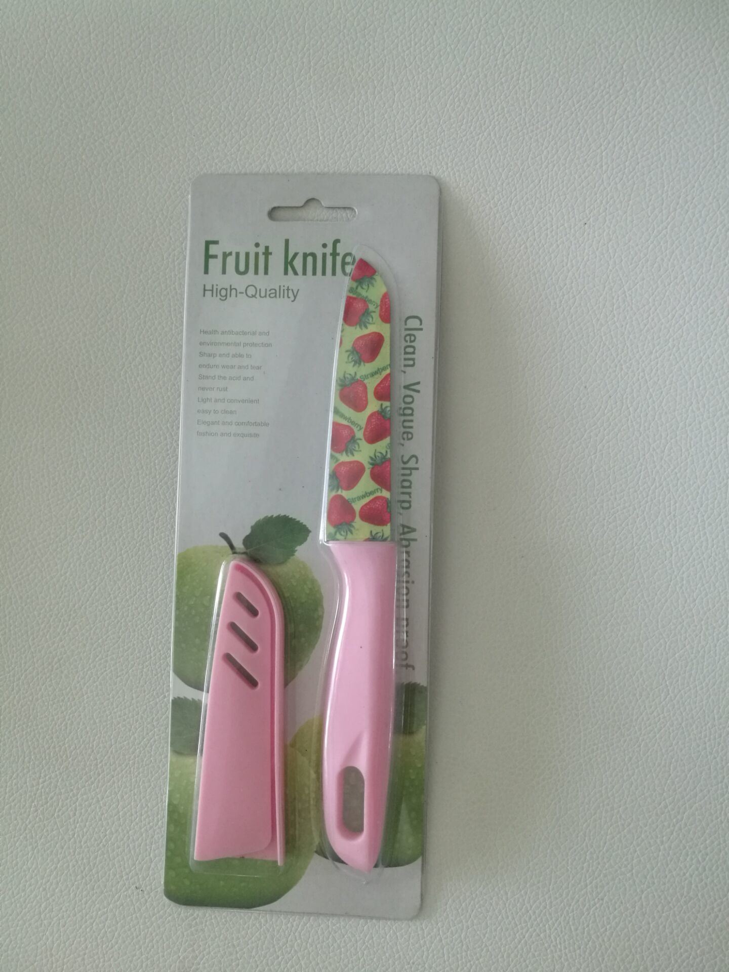 Stainless Steel Fruit Peeling Knife with Painting No. CF001