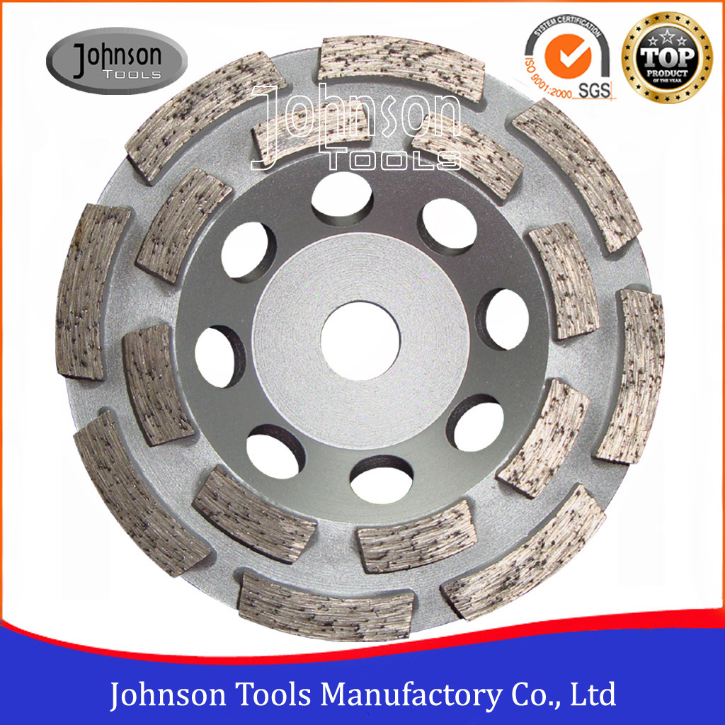 Od110mm Double Row Cup Wheel for Stone