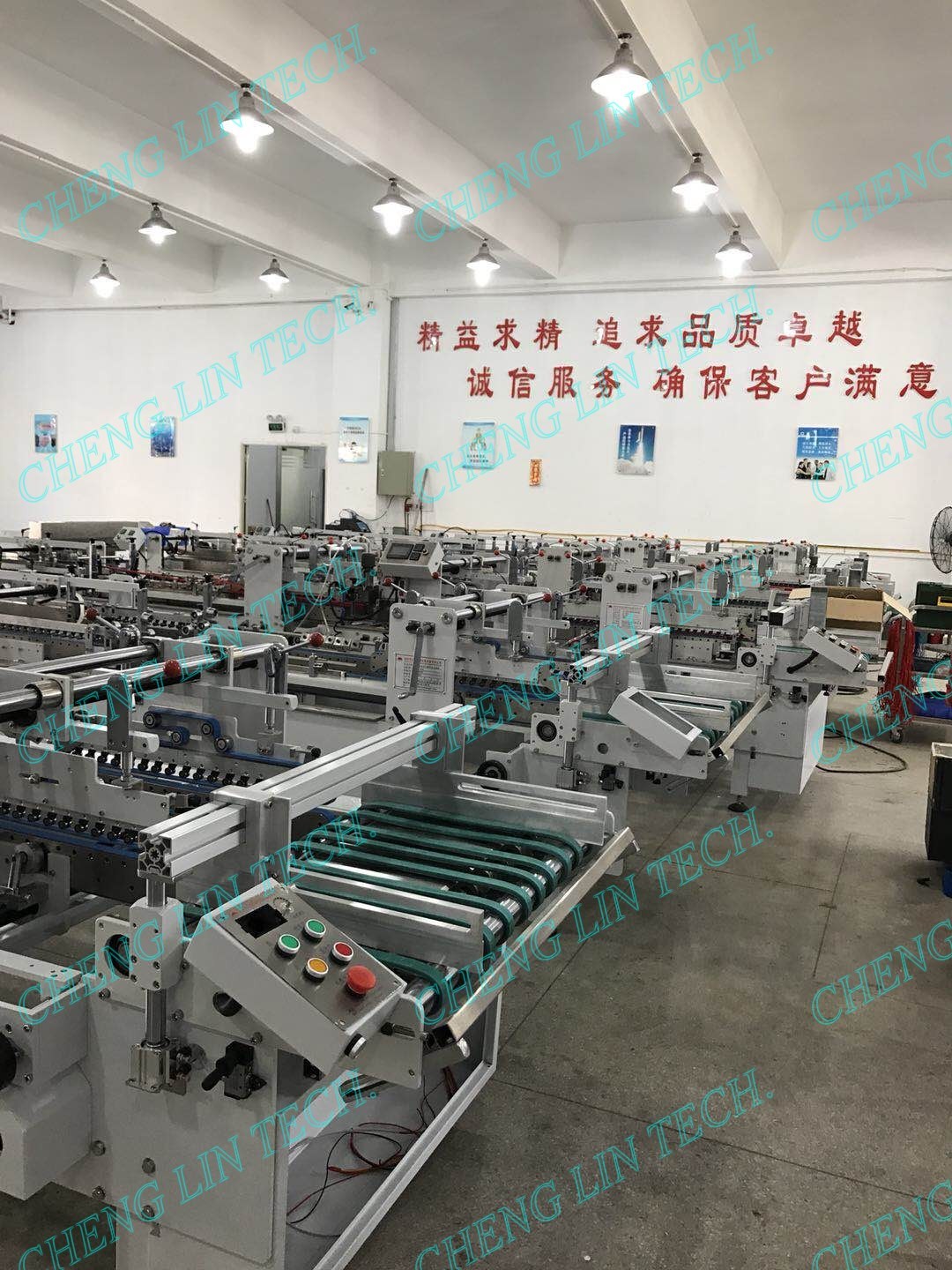 Chenglin Soft Crease Auto bottom box making machine folding and gluing folder gluer