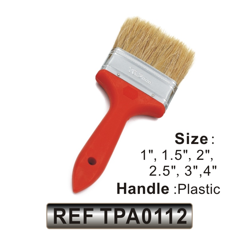 Competitive Price Painting Tools Hand Tools Paint Brush with Plastic Handle (TPA0112)