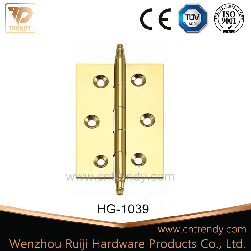 Residential Brass Stainless Steel Door Hinge with Fixed Pin (HG-1039)