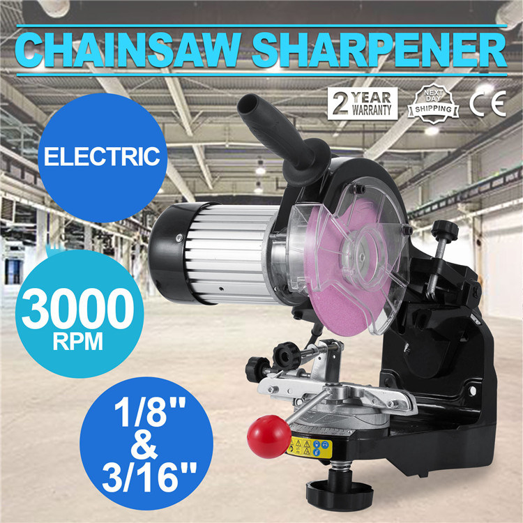 300 Rpm Electric Chainsaw Sharpener Saw Chain Grinder