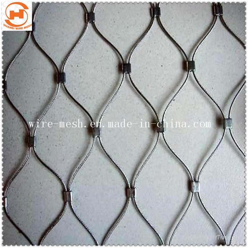 Stainless Steel X-Tend Wire Rope Mesh/Handwoven Rope Mesh