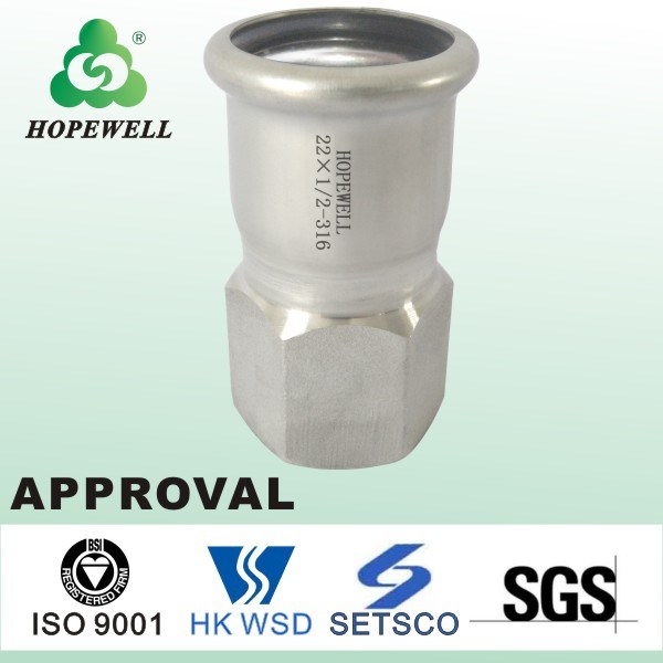 Sanitary Male Female Stainless Steel Pipe Fitting