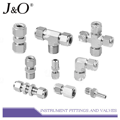 Stainless Steel Compression Double Ferrule Tube Pipe Fitting