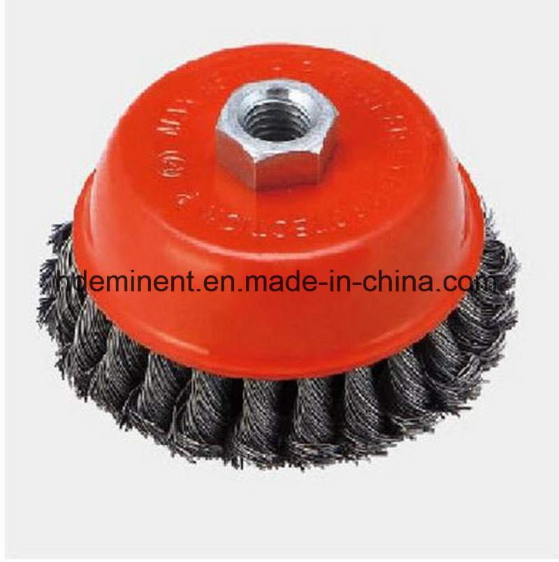 M14 Grinder Mounted Twist Knot Cup Brush