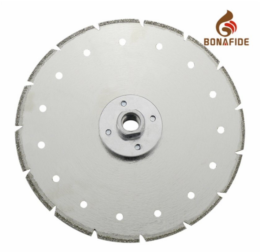 Normal Electroplated Diamond Saw Blade with Cooling Holes