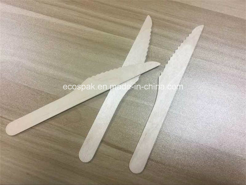 Wooden Biodegradable Disposable 165mm Knife