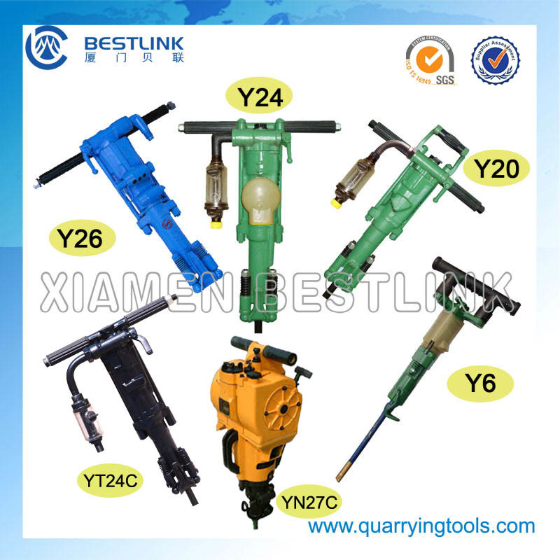 Hand Held Rock Drill Machine for Drilling Hole