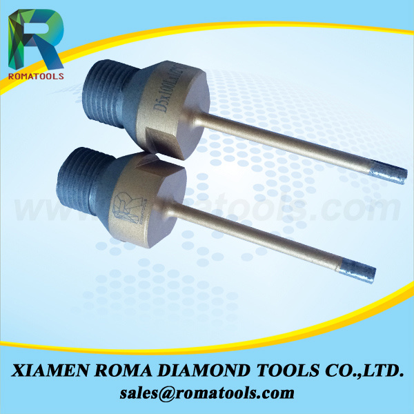 Romatools Diamond Pin Drill Bits for Stone, Concrete, Ceramic -Wet Use