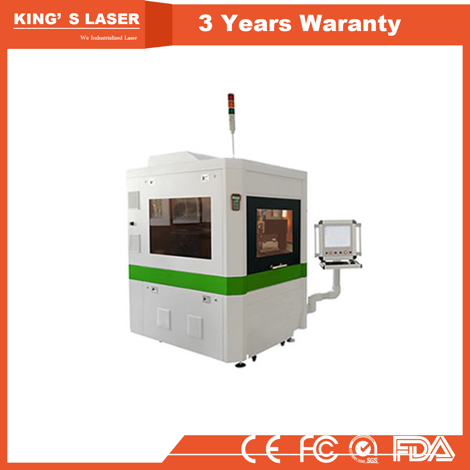 600*400mm CNC Cutting Machine Fiber Laser Cutter 500W 1000W