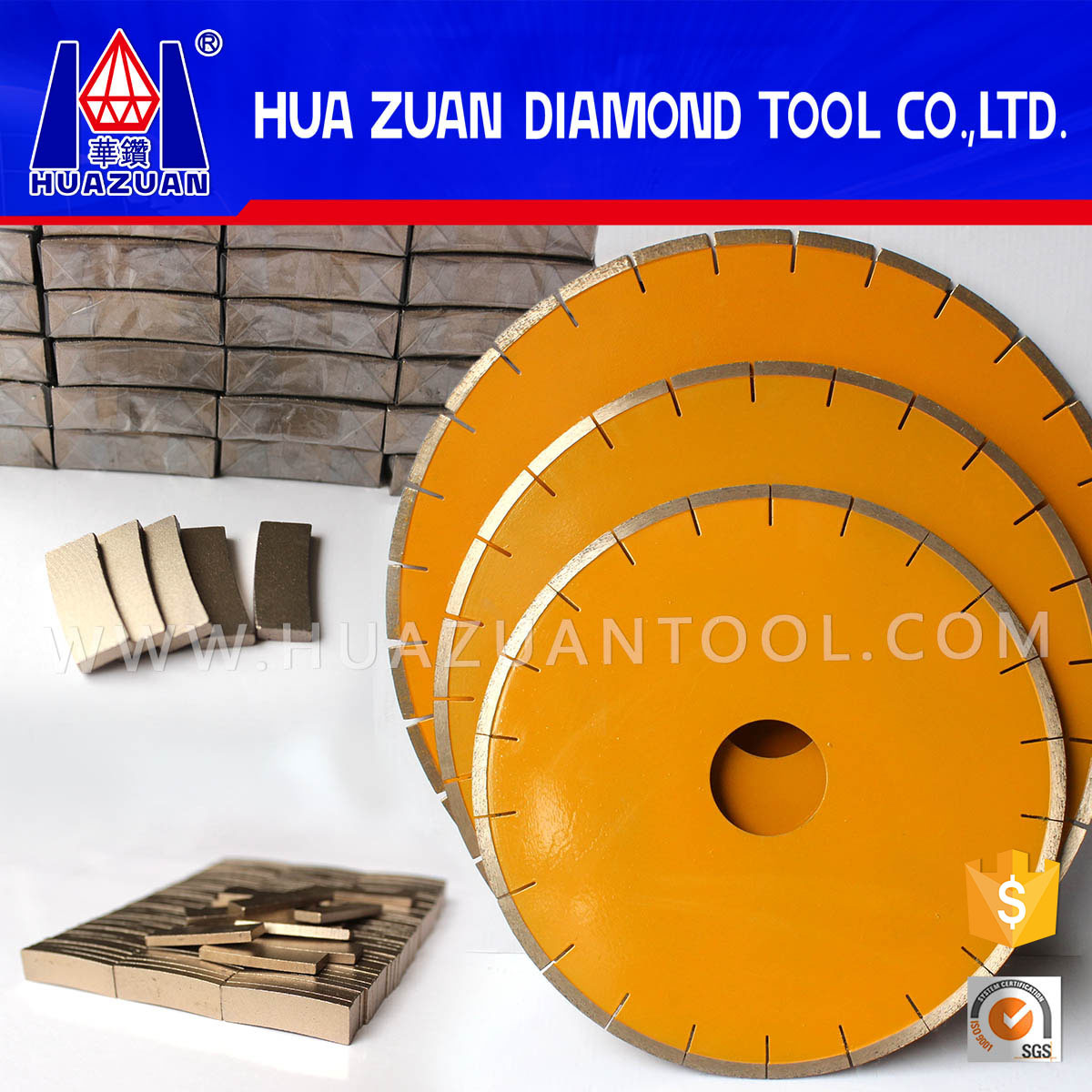 Sharp 400mm Saw Blade for Marble Stone Cutting (HZMB14400)