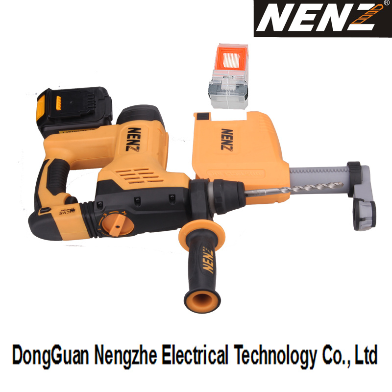 Nz80-01 DC 20V Multi-Function Rotary Hammer with Dust Extractor