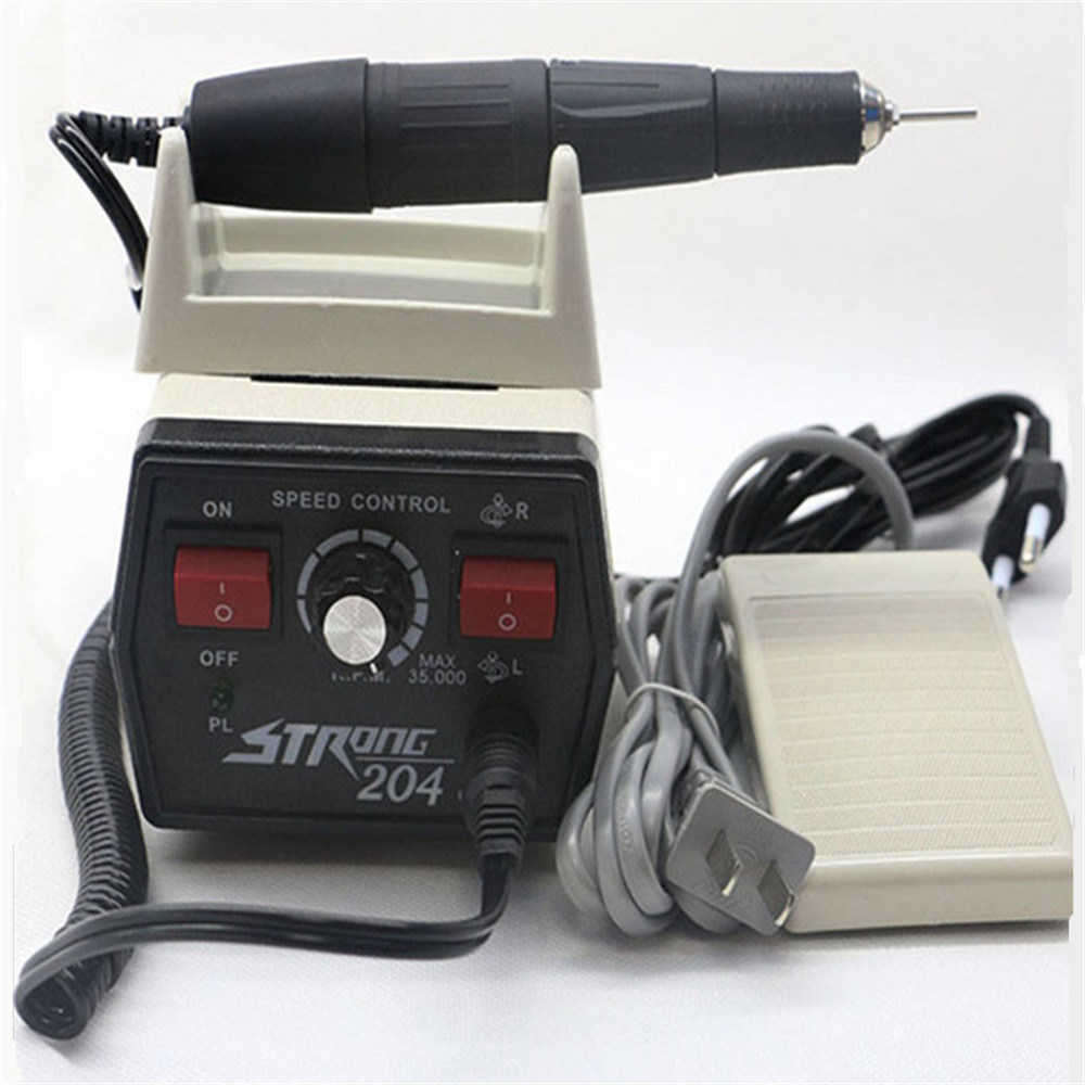 Strong 204 102L High Speed Handpiece Electric Nail File Micro Motor Nail Drill