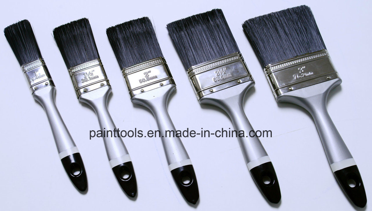 Black Filament Brush with Painted Plastic Handle