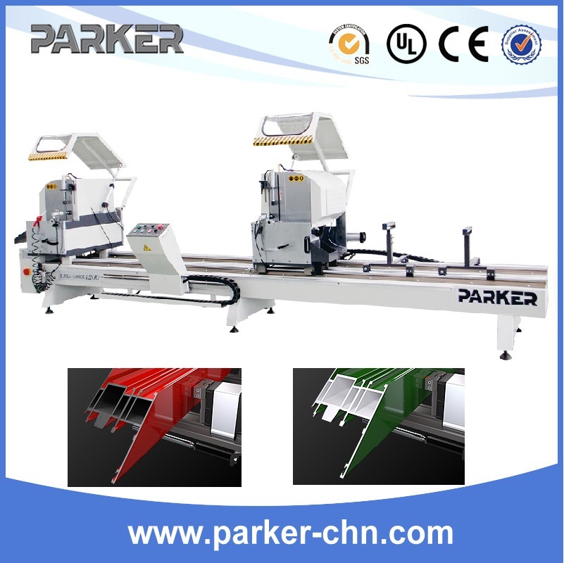 High Precise Aluminum and PVC Window Double Head Cutting Saw