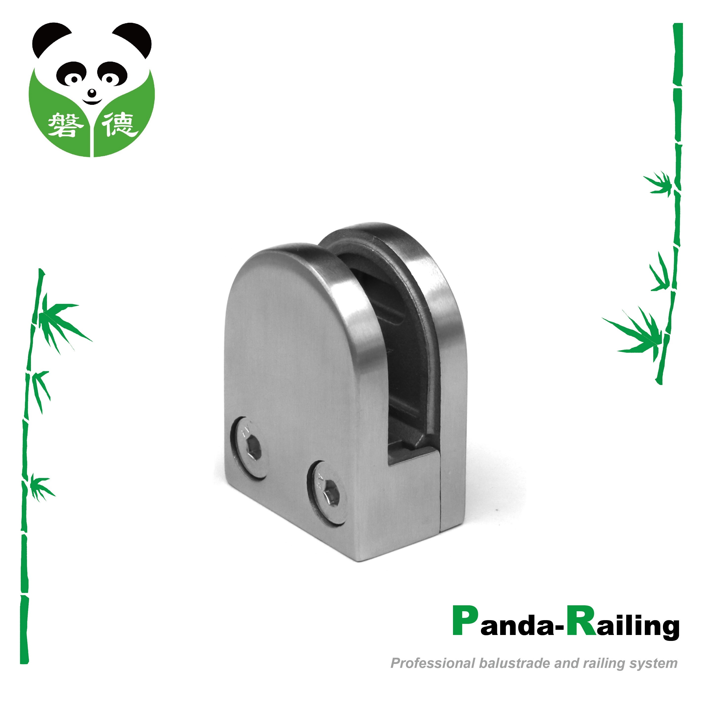 Stainless Steel Casting Railing System Fitting / Balustrade Glass Clip / Handrail Glass Clamp