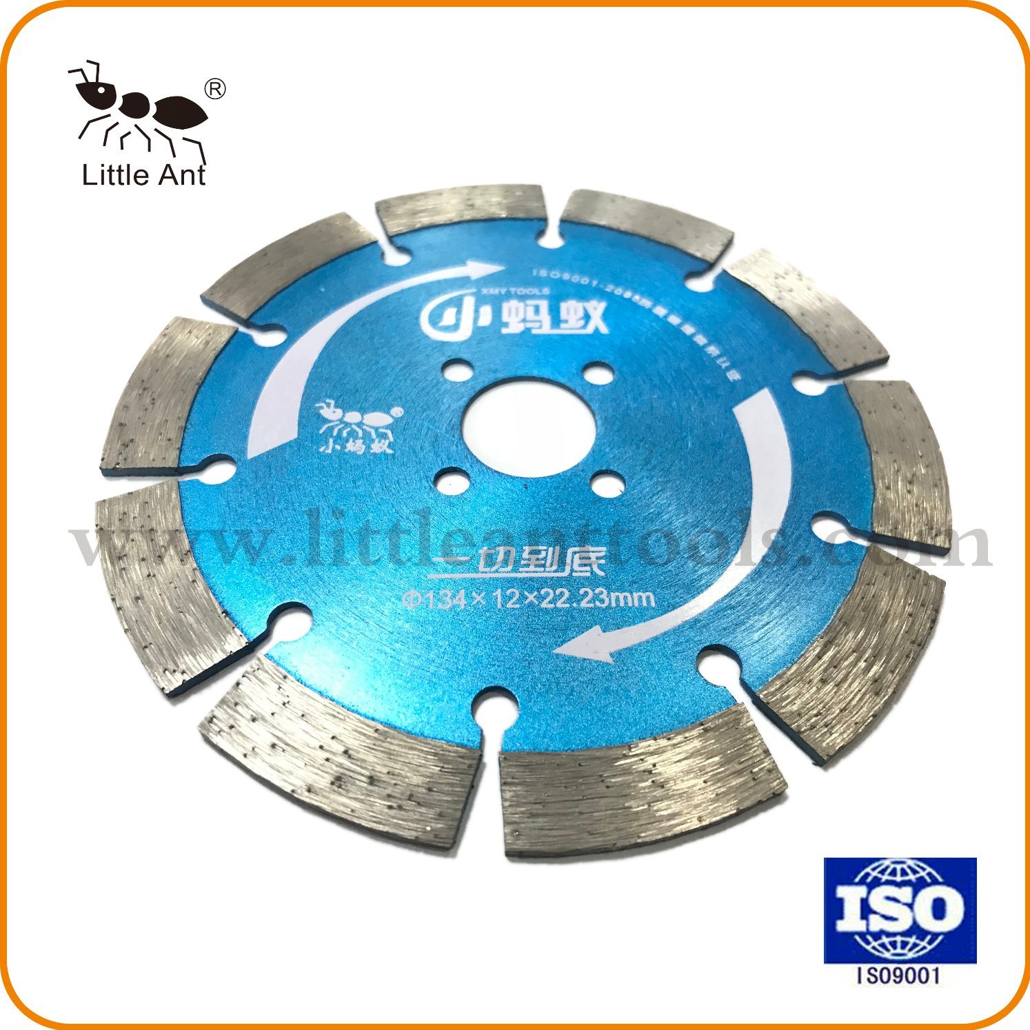134mm Dry Hardware Tools Cutting Disk Hot-Pressed Diamond Saw Blade