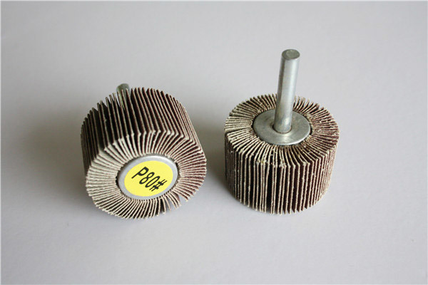 Aluminium Oxide Abrasive Flap Wheel with Shaft for Polishing