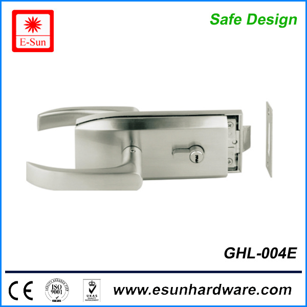 Economic Zinc Glass Door Lock & Glass Hardware (GHL-004E)